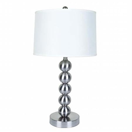 Cling 29   Metal Table Lamp - Satin Nickel CL106060